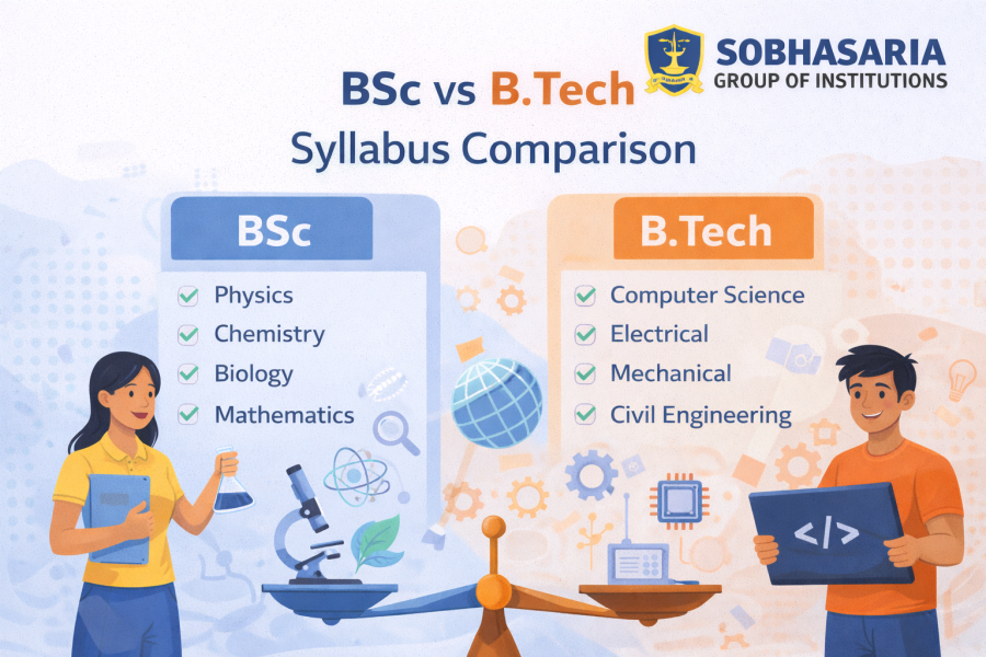 BSc vs BTech Syllabus Comparison