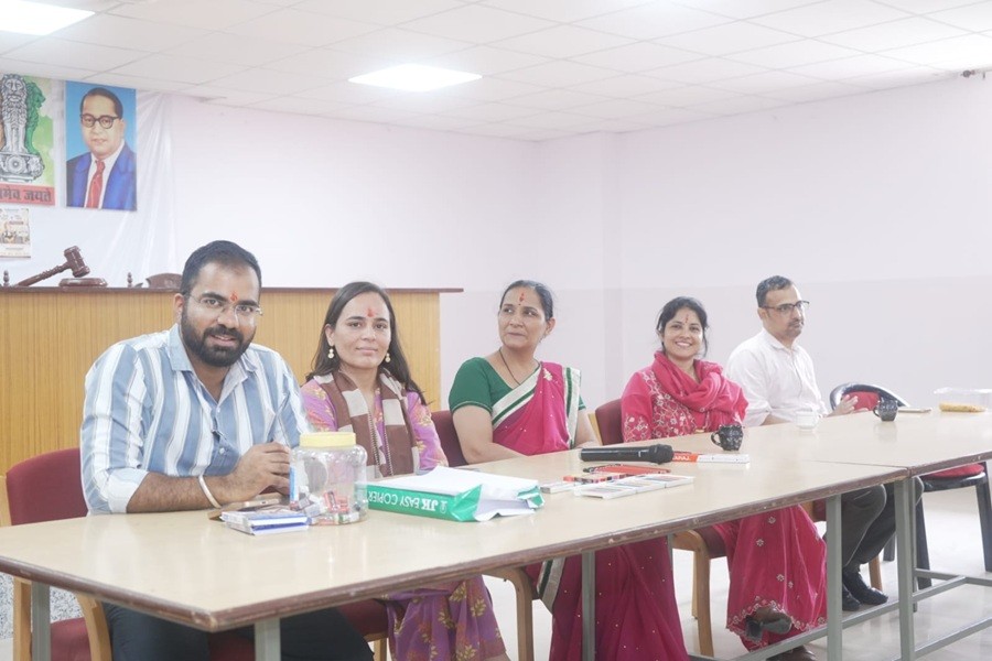 Hindi Diwas Celebrated at Sobhasaria School of Law