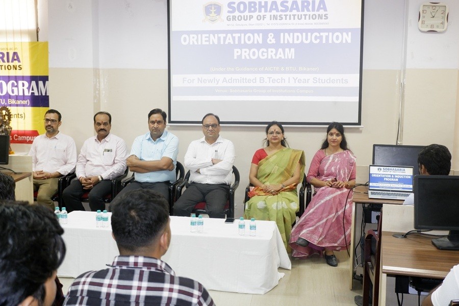 Orientation Program for B.Tech First-Year Students at Sobhasaria Group